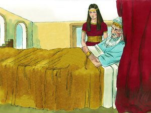 Abishag kept King David warm in his old age